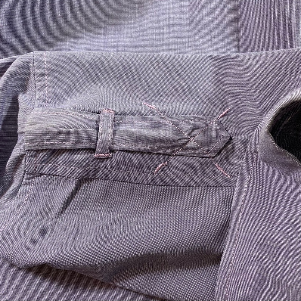 Nuco Shirt Men’s XL Button Down Purple Casual Shirt long Sleeve Collar Pockets - Picture 4 of 11